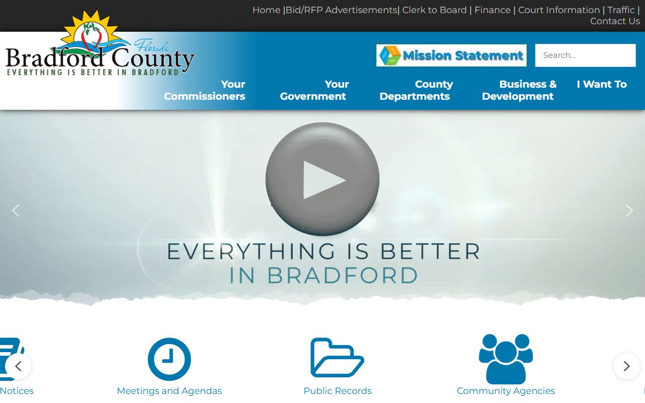 Bradford County genealogy official county website