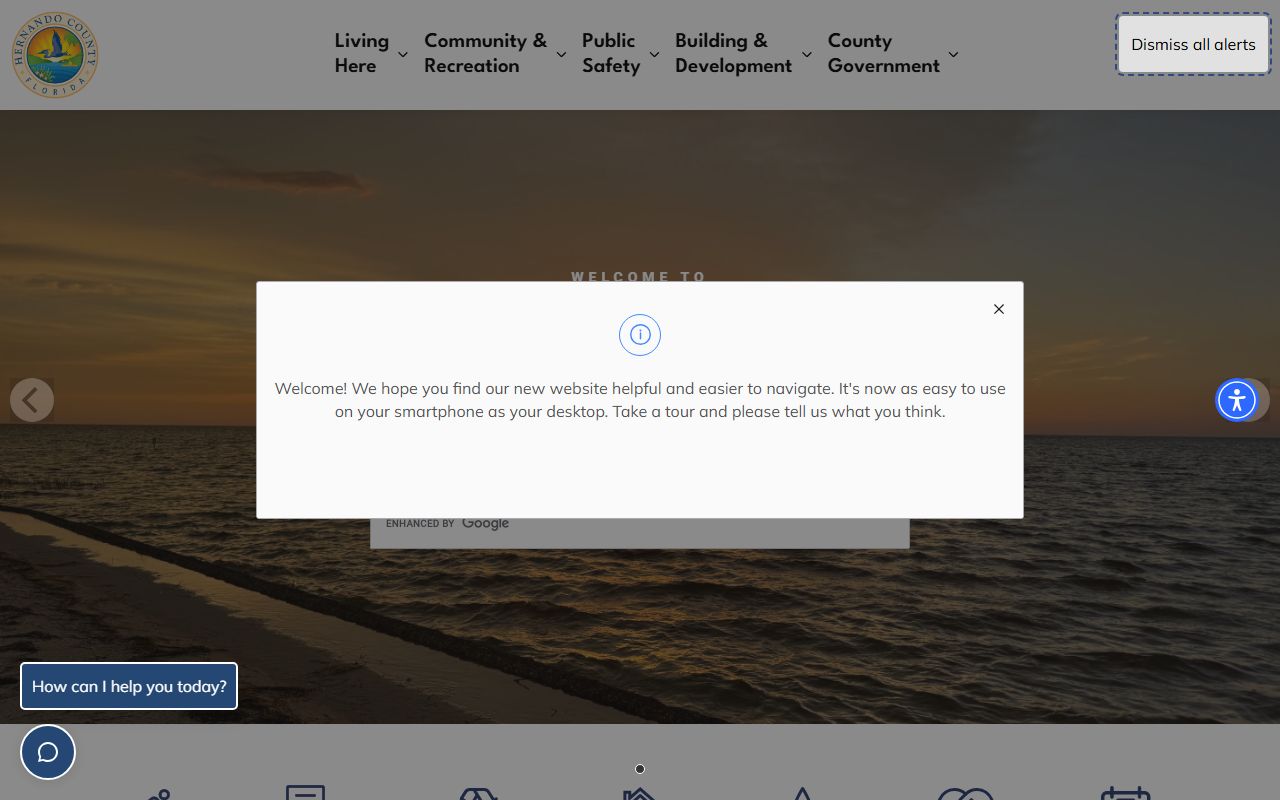 Hernando County website genealogy resources