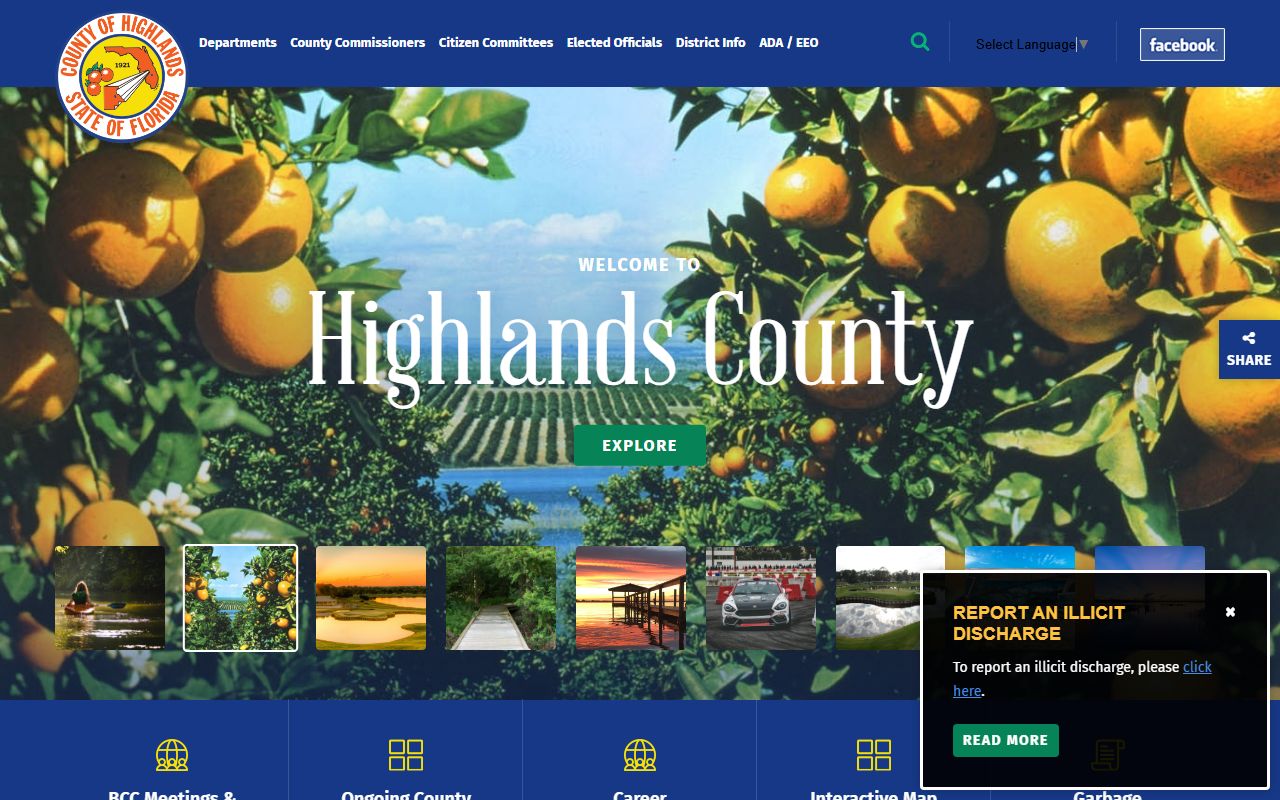 Highlands County website genealogy resources