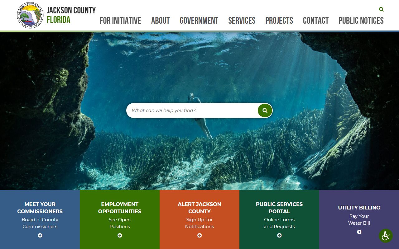 Jackson County official website genealogy resources