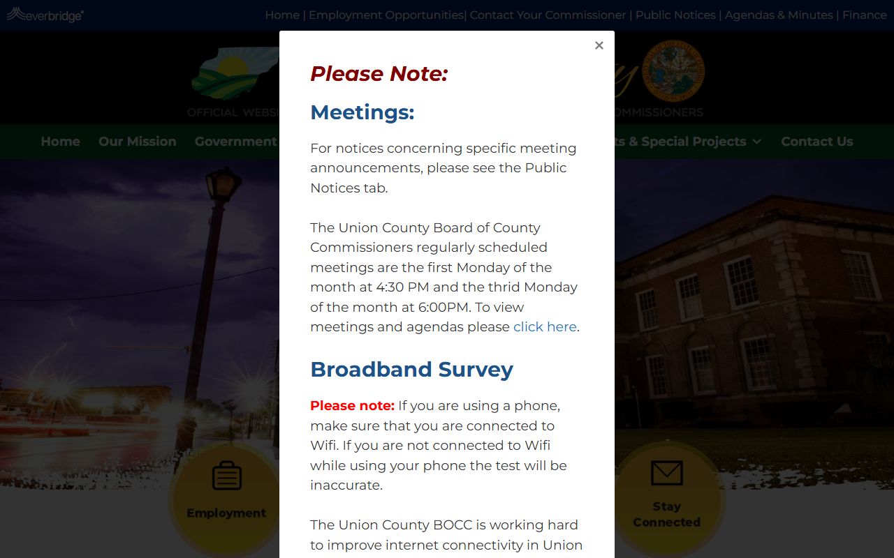 Union Union County Website