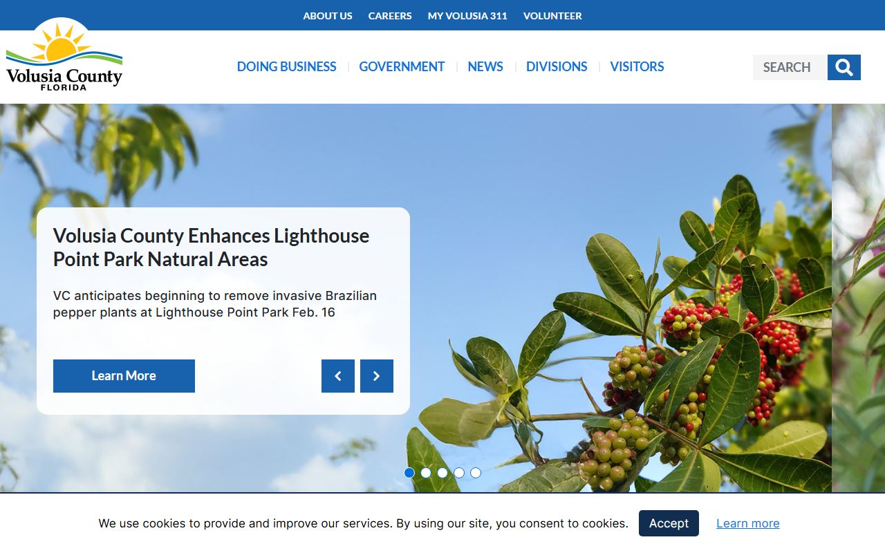 Volusia Volusia County Website
